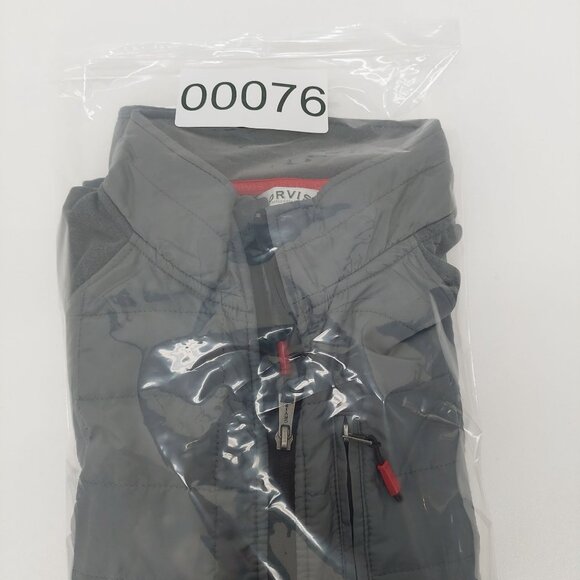 Orvis Jacket Adult Extra Large Gray Quilted Fleece Full Zip Pockets Hiking XL - Picture 11 of 11